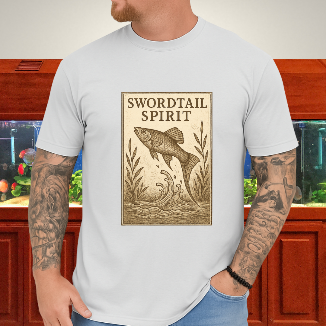 Swordtail Spirit Vintage Aquarium T-Shirt