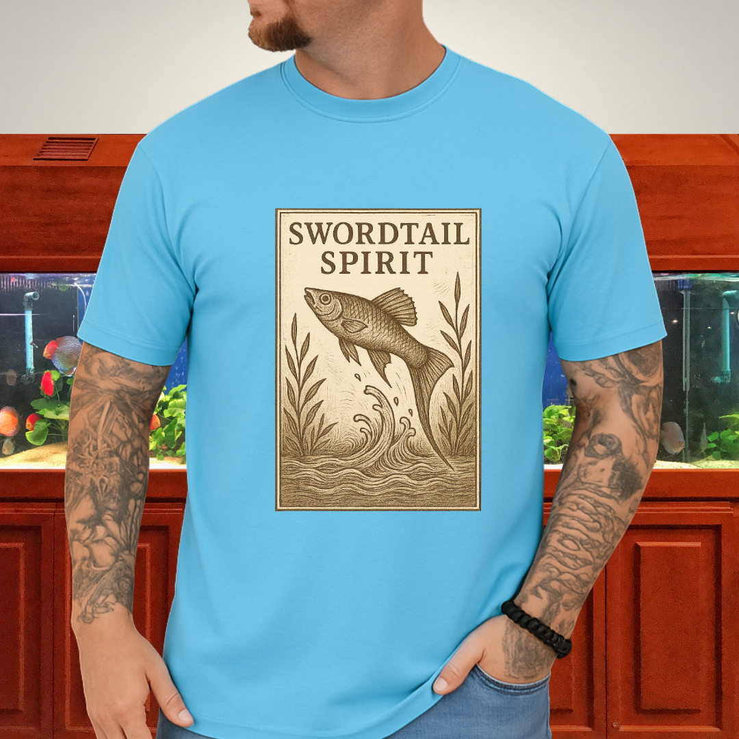 Swordtail Spirit Vintage Aquarium T-Shirt