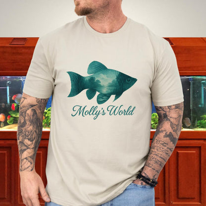 Nostalgic Molly Silhouette River Scene T-Shirt