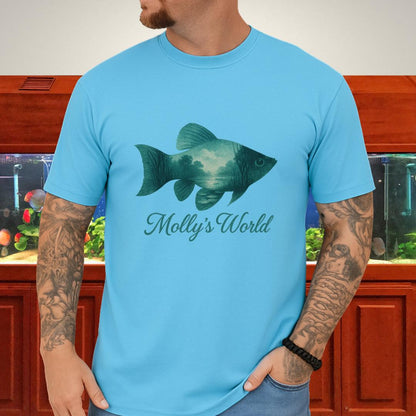 Nostalgic Molly Silhouette River Scene T-Shirt