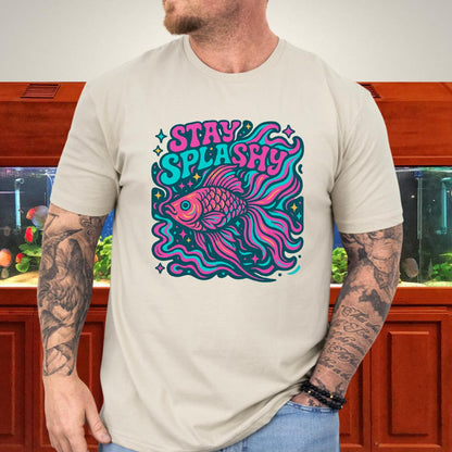 Stay Splashy - Psychedelic Groovy Goldfish