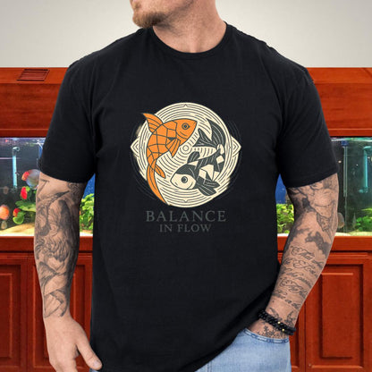 Balance in Flow Yin-Yang Koi T-Shirt
