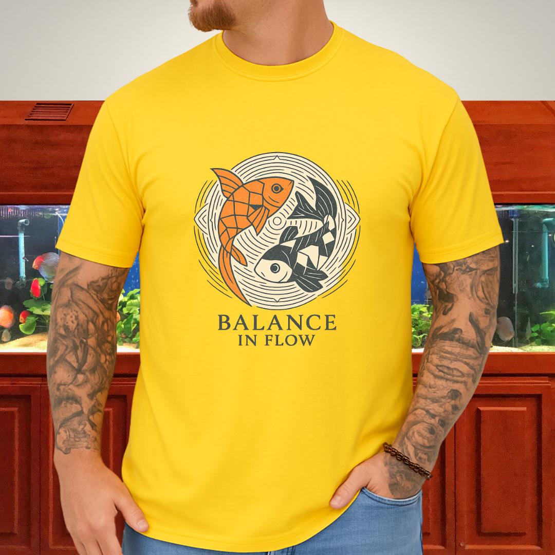 Balance in Flow Yin-Yang Koi T-Shirt