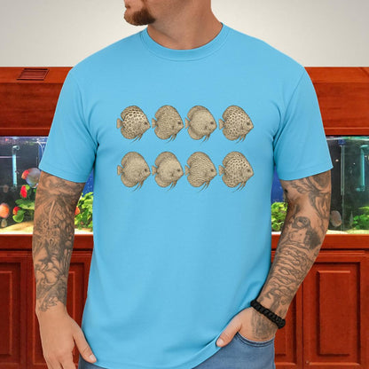 Stendker Discus Sketch Art T-Shirt-T-Shirt-Fish &amp; Friends Tees
