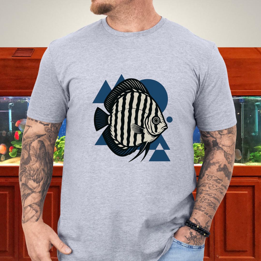 German Wonder Discus Geometric T-Shirt-T-Shirt-Fish &amp; Friends Tees