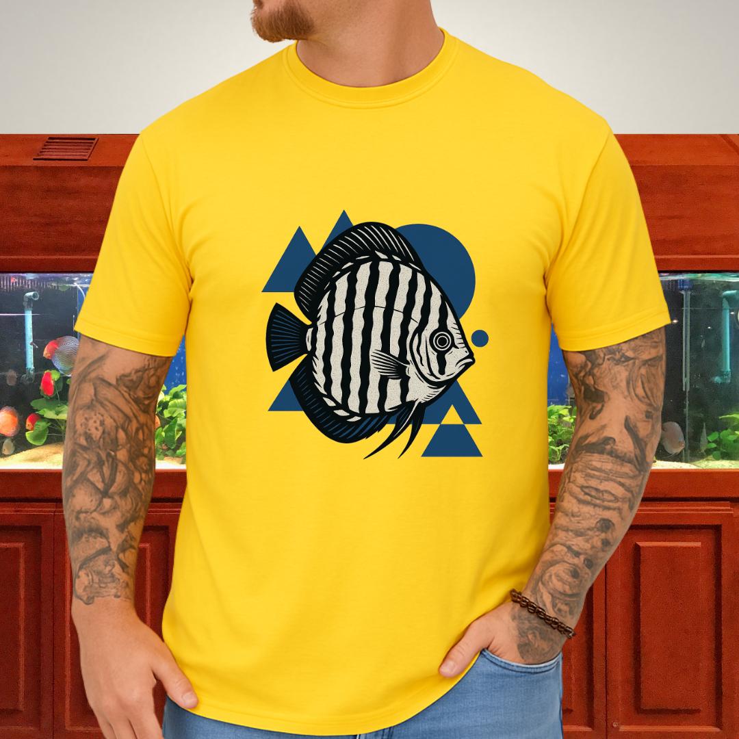 German Wonder Discus Geometric T-Shirt-T-Shirt-Fish &amp; Friends Tees