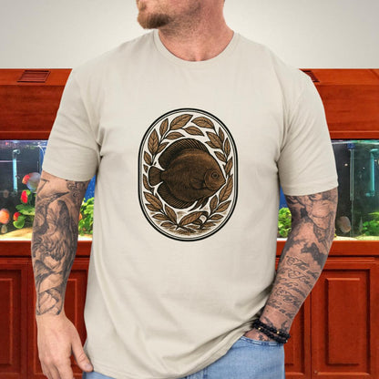 Alenquer Discus Lithograph Nature T-Shirt-T-Shirt-Fish &amp; Friends Tees