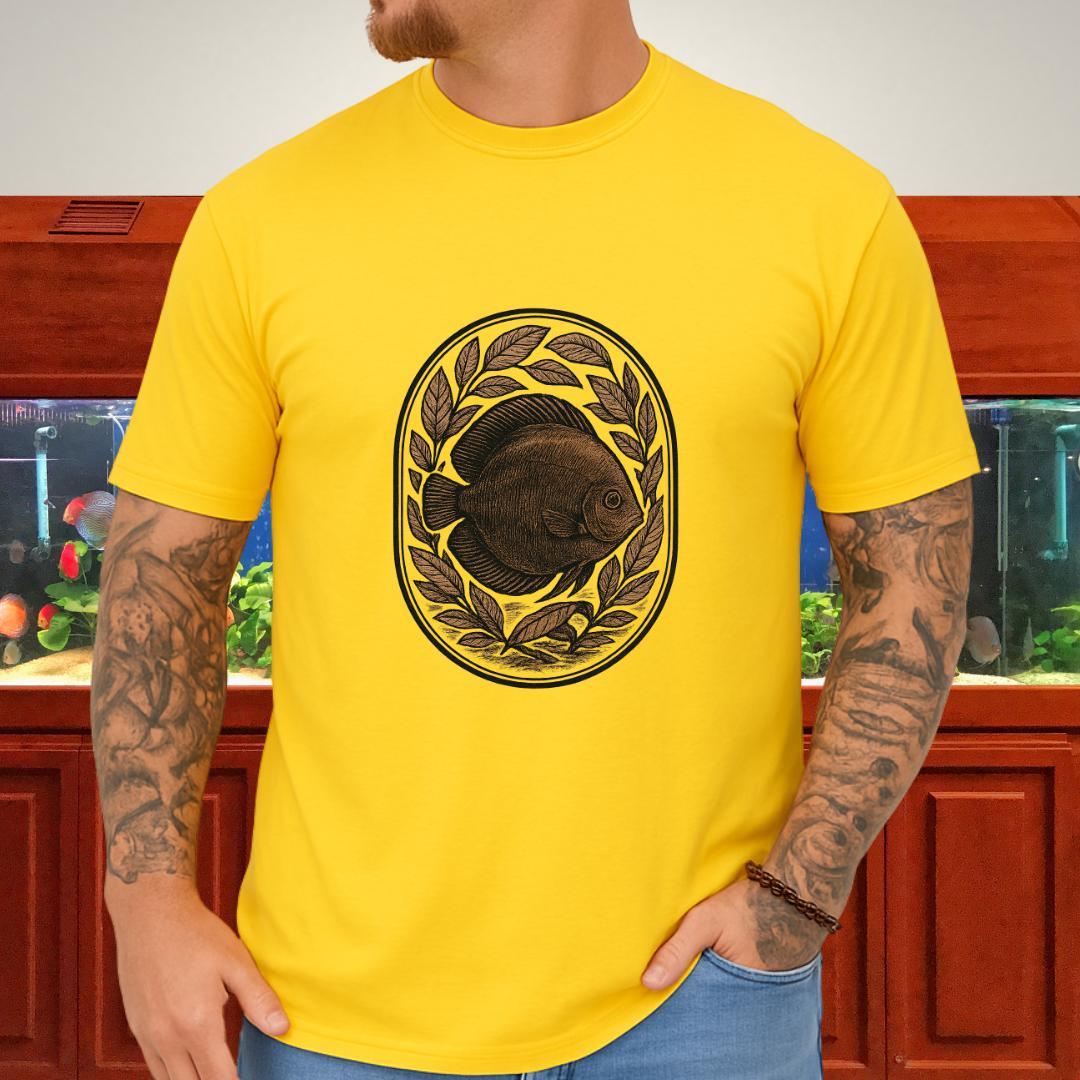 Alenquer Discus Lithograph Nature T-Shirt-T-Shirt-Fish &amp; Friends Tees