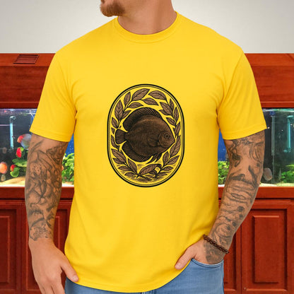 Alenquer Discus Lithograph Nature T-Shirt-T-Shirt-Fish &amp; Friends Tees