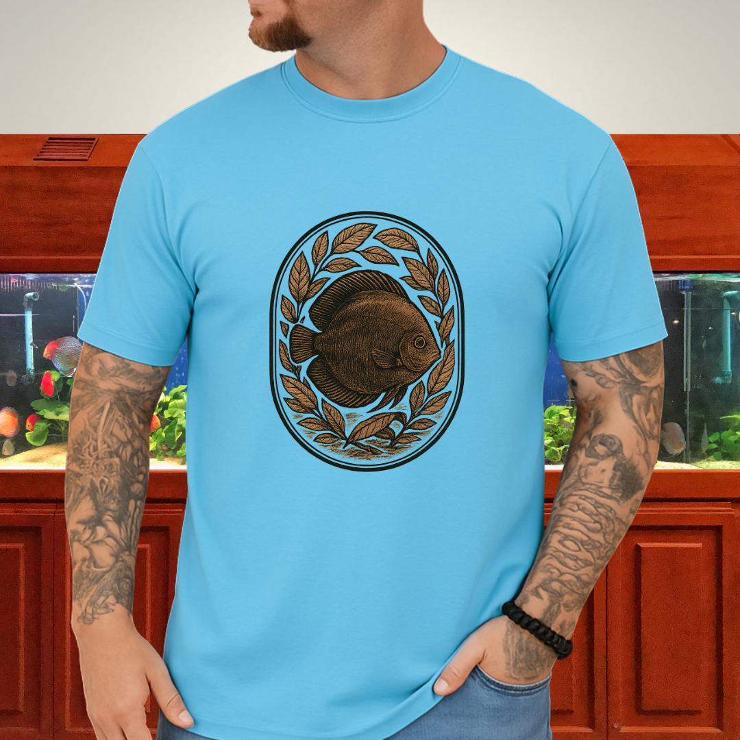 Alenquer Discus Lithograph Nature T-Shirt-T-Shirt-Fish &amp; Friends Tees