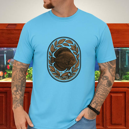 Alenquer Discus Lithograph Nature T-Shirt-T-Shirt-Fish &amp; Friends Tees