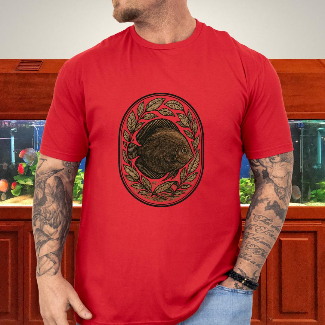 Alenquer Discus Lithograph Nature T-Shirt-T-Shirt-Fish &amp; Friends Tees