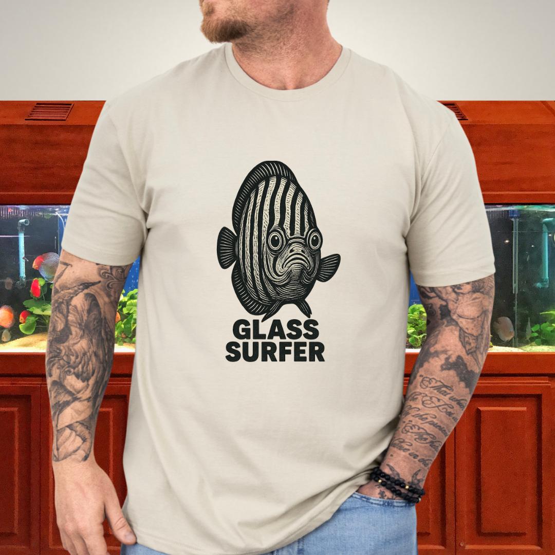 German Wonder Discus “Glass Surfer” Retro T-Shirt-T-Shirt-Fish &amp; Friends Tees