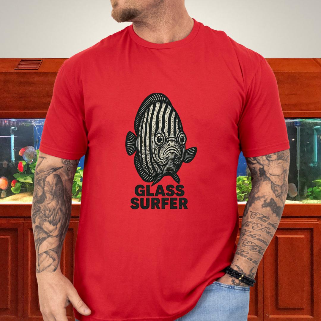German Wonder Discus “Glass Surfer” Retro T-Shirt-T-Shirt-Fish &amp; Friends Tees