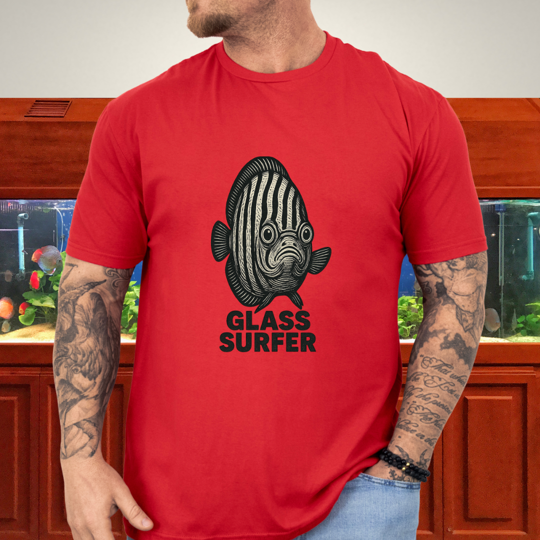 German Wonder Discus “Glass Surfer” Retro T-Shirt