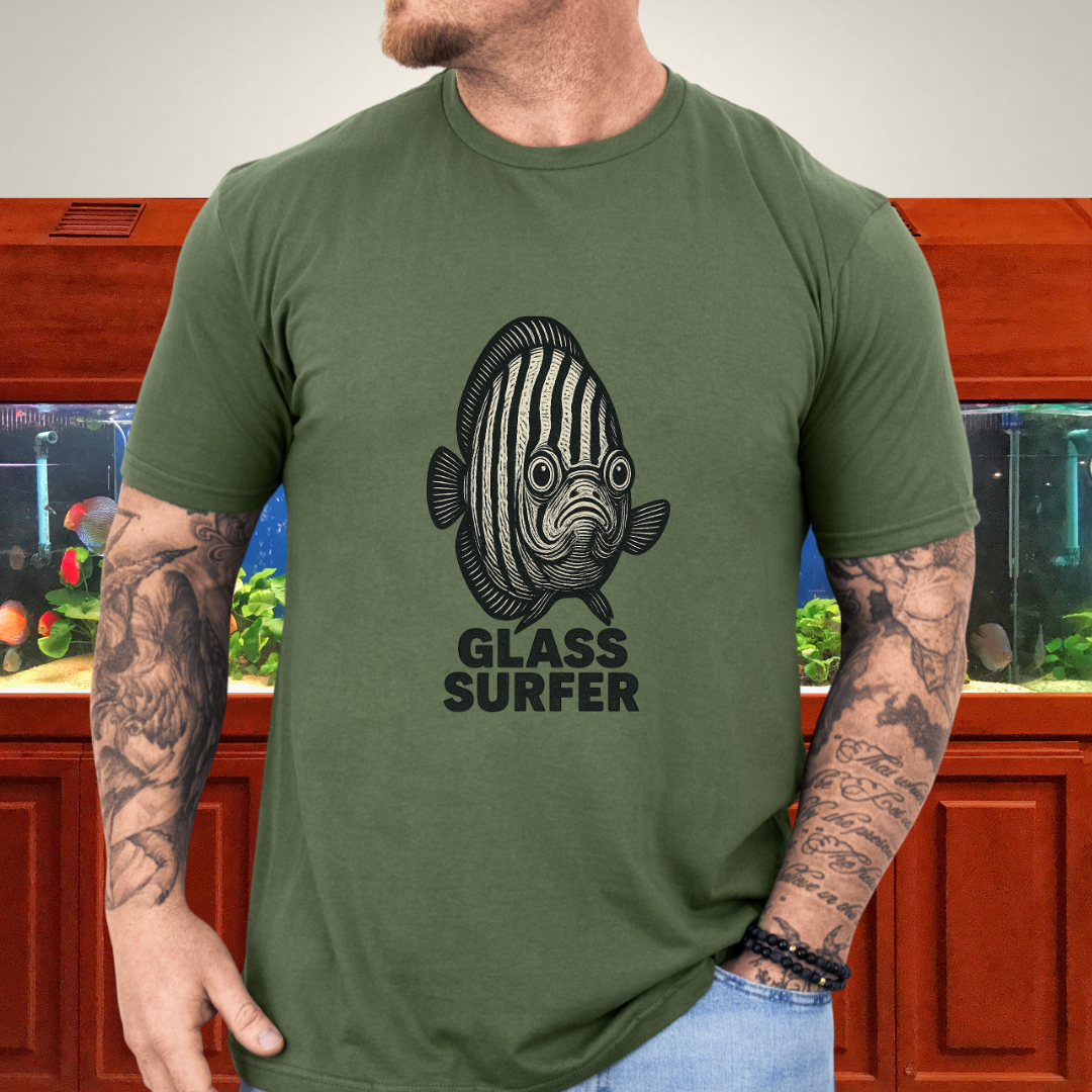 German Wonder Discus “Glass Surfer” Retro T-Shirt