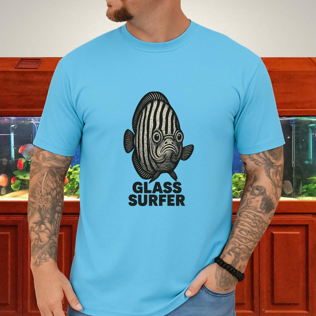 German Wonder Discus “Glass Surfer” Retro T-Shirt-T-Shirt-Fish &amp; Friends Tees