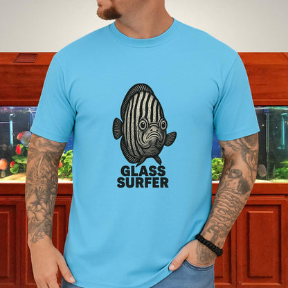 German Wonder Discus “Glass Surfer” Retro T-Shirt-T-Shirt-Fish &amp; Friends Tees