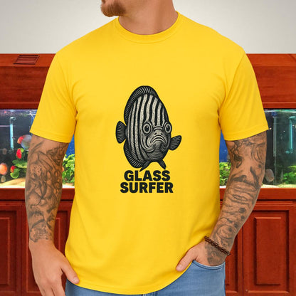German Wonder Discus “Glass Surfer” Retro T-Shirt-T-Shirt-Fish &amp; Friends Tees