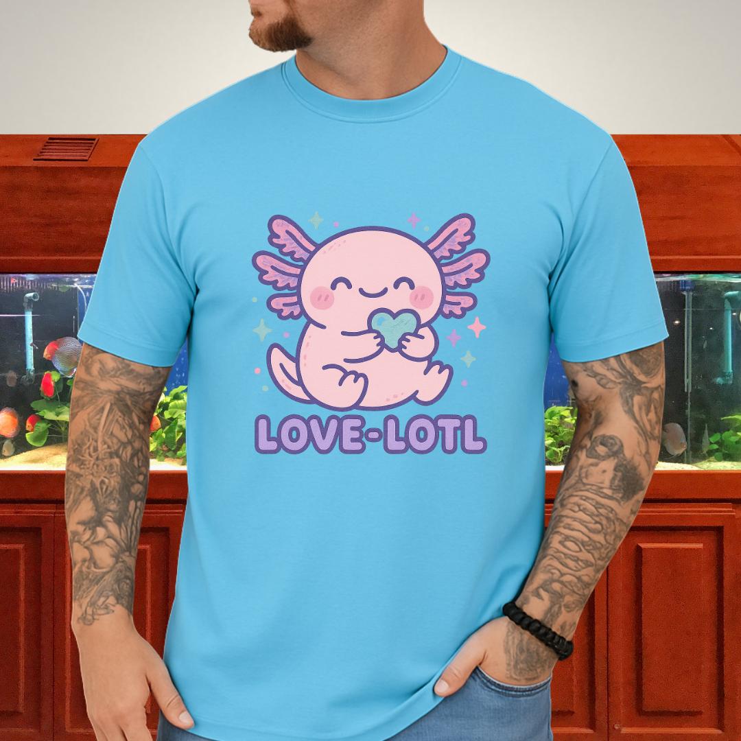 Love-Lotl Kawaii Axolotl Pastel T-Shirt