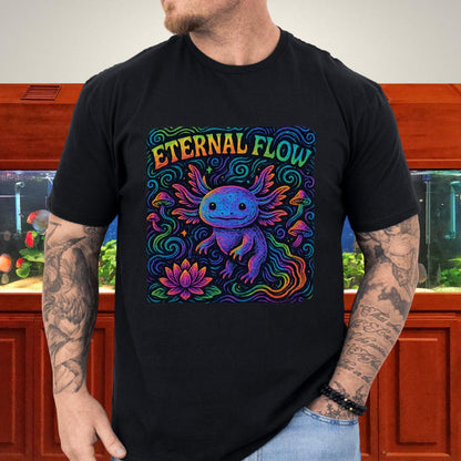 Eternal Flow Psychedelic Axolotl T-Shirt