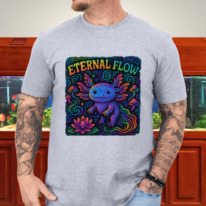 Eternal Flow Psychedelic Axolotl T-Shirt
