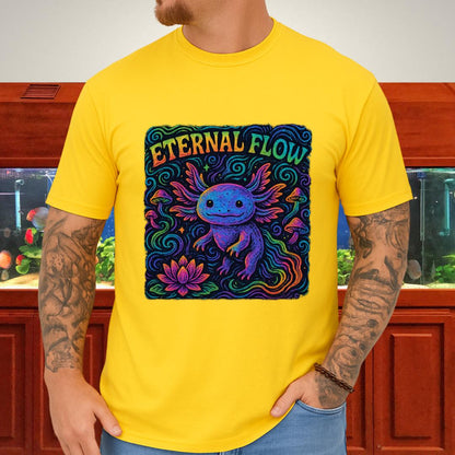 Eternal Flow Psychedelic Axolotl T-Shirt