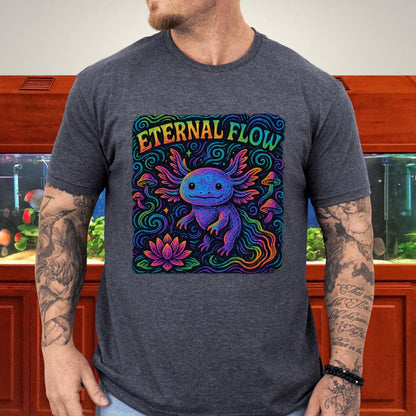 Eternal Flow Psychedelic Axolotl T-Shirt