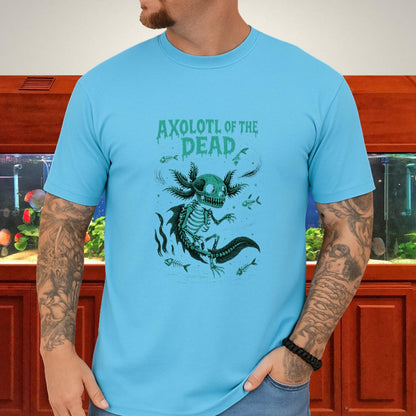 Axolotl of the Dead Surreal Skeleton T-Shirt-T-Shirt-Fish &amp; Friends Tees