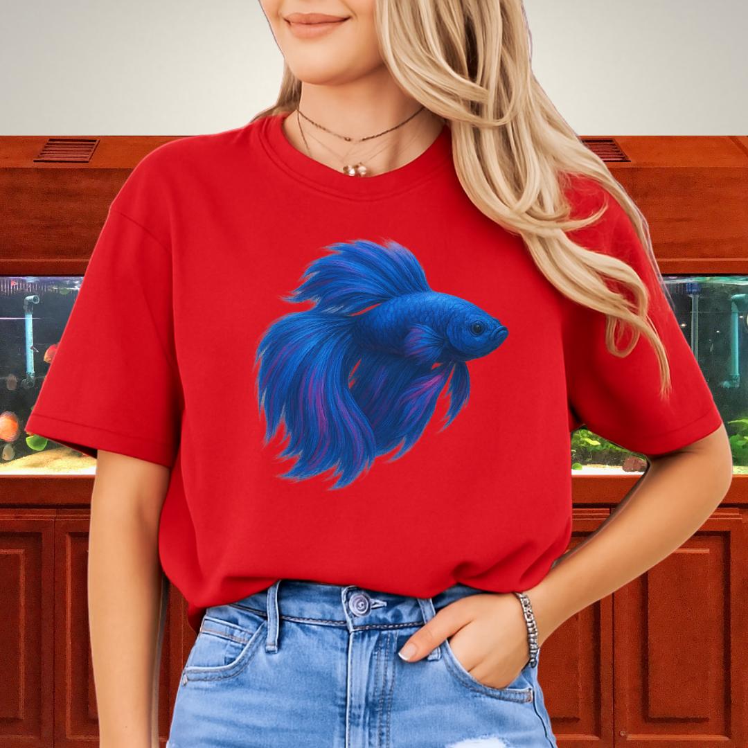 Electric Flow Betta T-Shirt-T-Shirt-Fish &amp; Friends Tees
