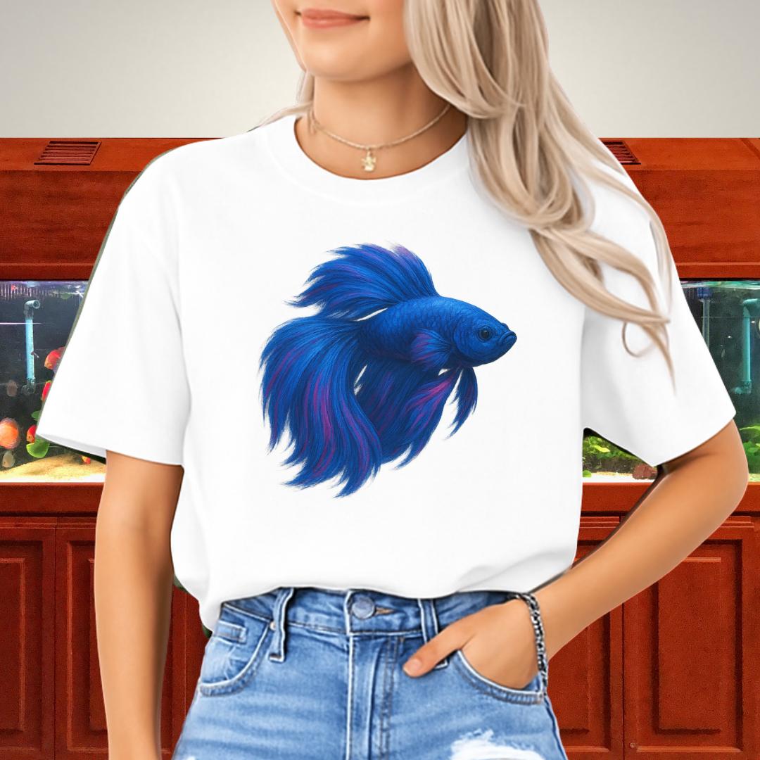 Electric Flow Betta T-Shirt-T-Shirt-Fish &amp; Friends Tees