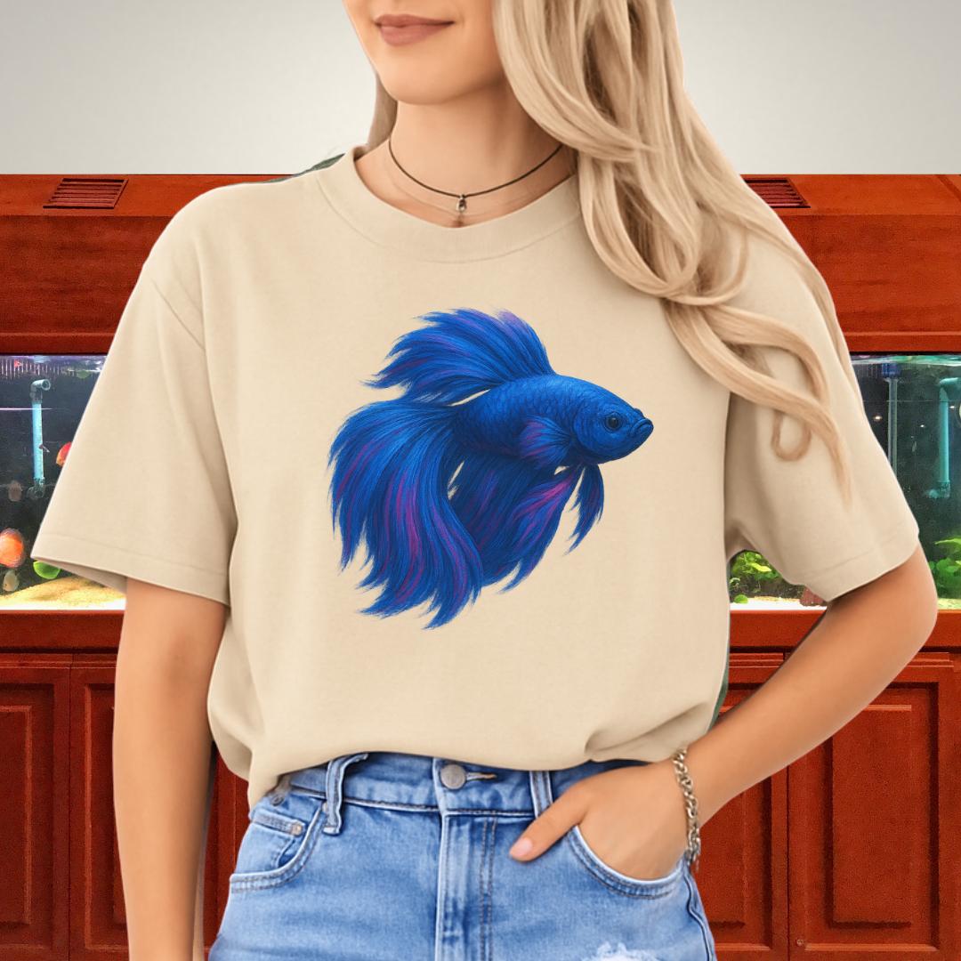 Electric Flow Betta T-Shirt-T-Shirt-Fish &amp; Friends Tees