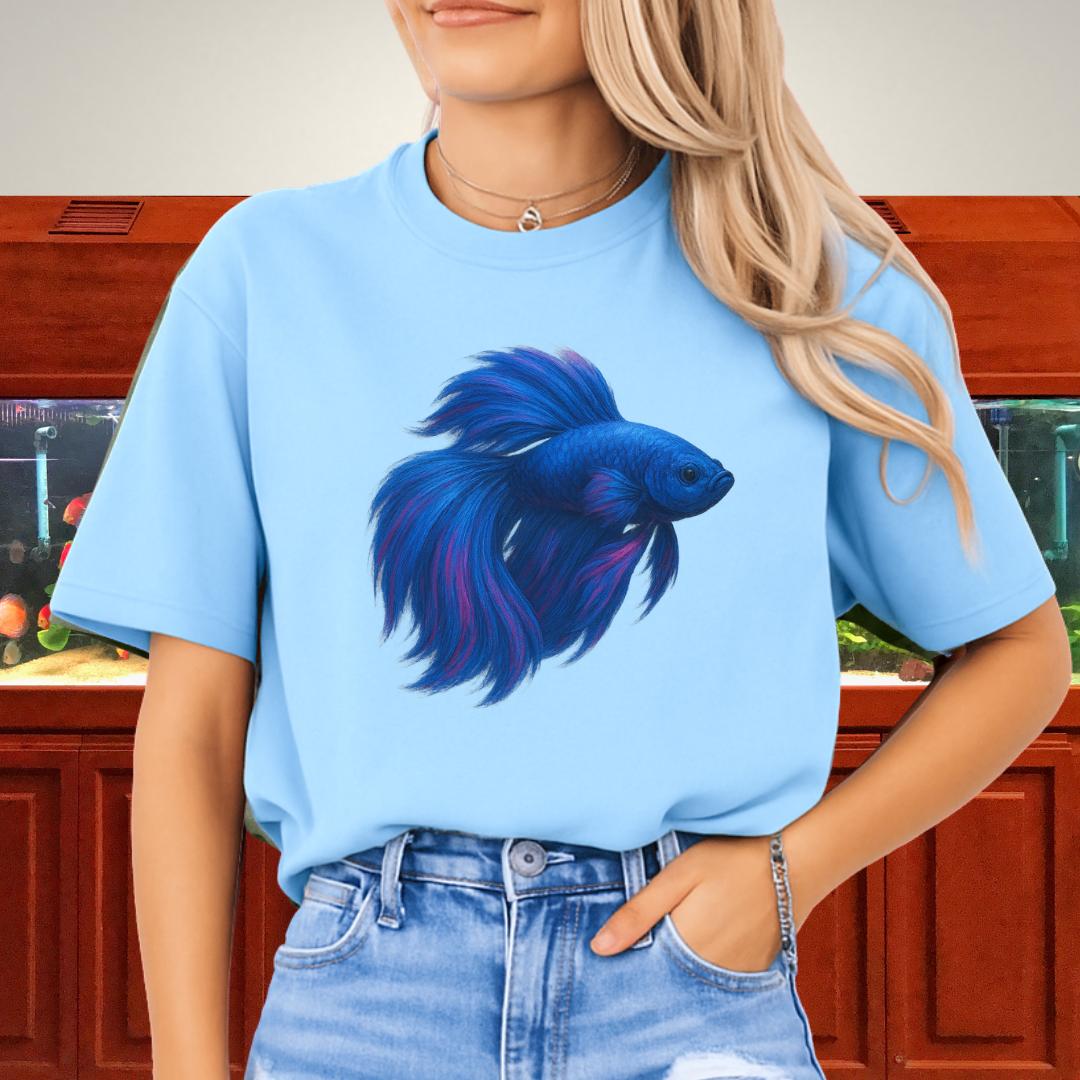 Electric Flow Betta T-Shirt-T-Shirt-Fish &amp; Friends Tees
