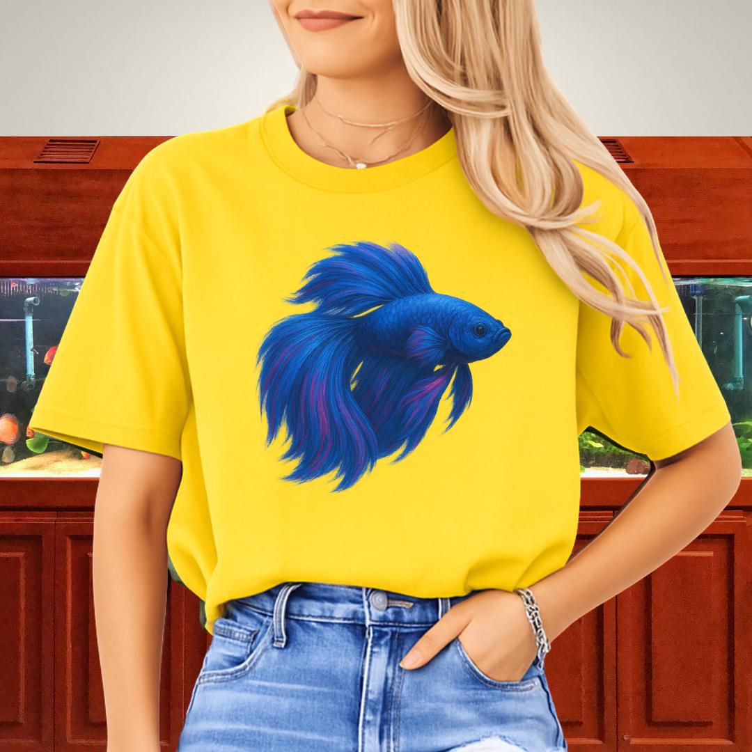 Electric Flow Betta T-Shirt-T-Shirt-Fish &amp; Friends Tees