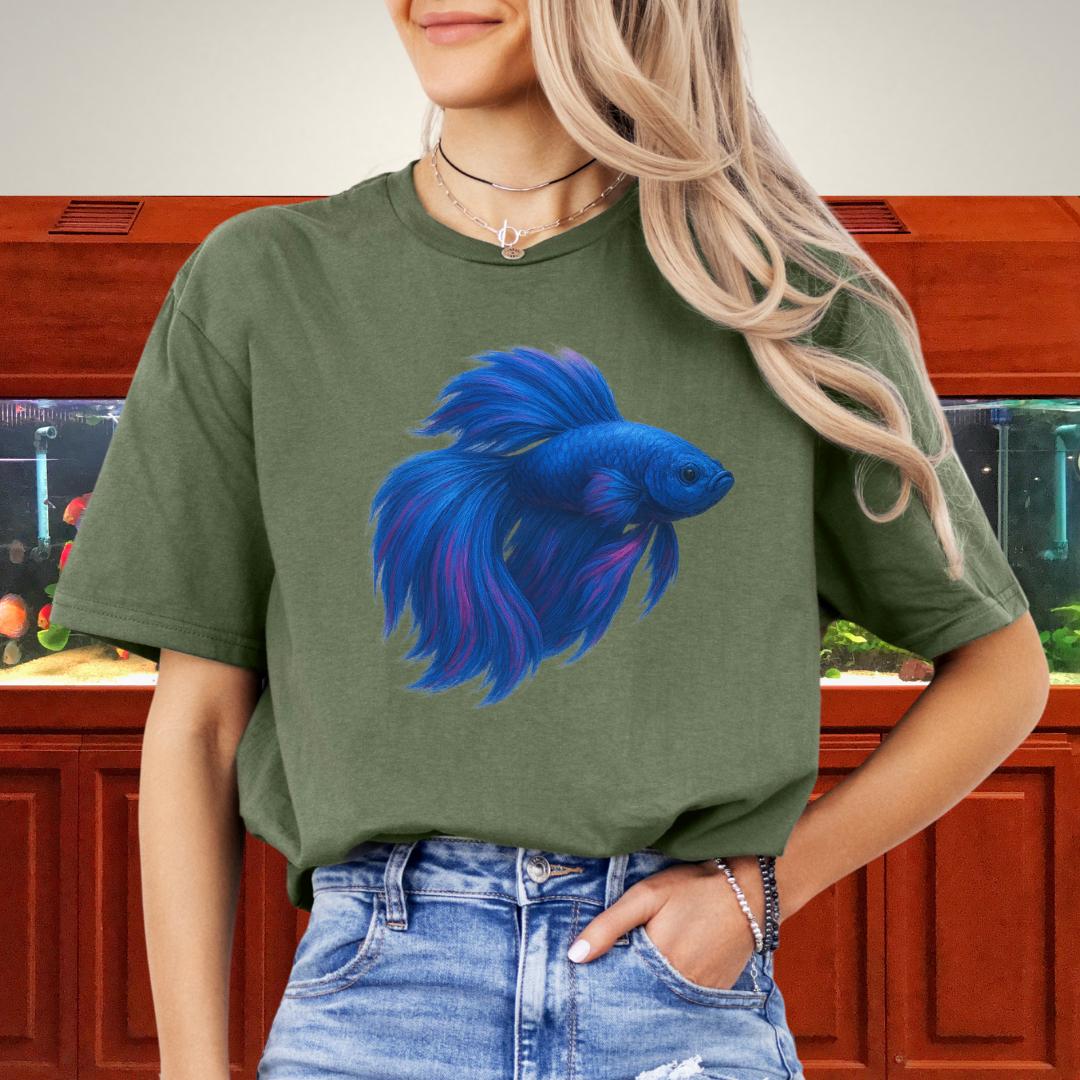 Electric Flow Betta T-Shirt-T-Shirt-Fish &amp; Friends Tees