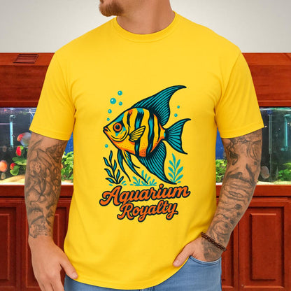 Aquarium Royalty Angelfish Retro Tee