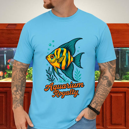 Aquarium Royalty Angelfish Retro Tee