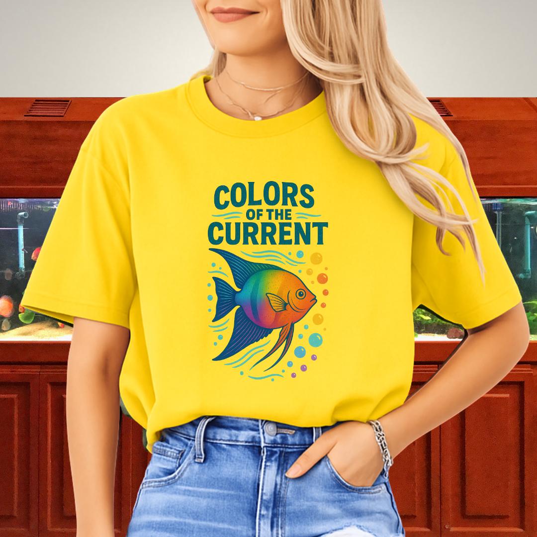Colors of the Current Angelfish Tee