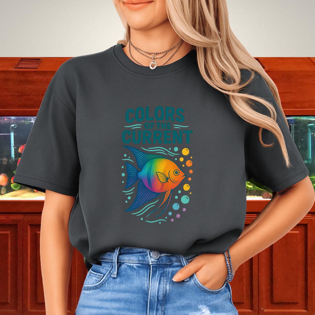 Colors of the Current Angelfish Tee