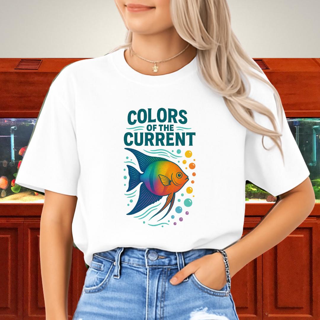 Colors of the Current Angelfish Tee