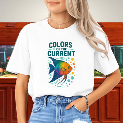 Colors of the Current Angelfish Tee