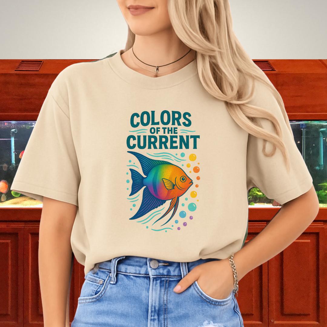 Colors of the Current Angelfish Tee