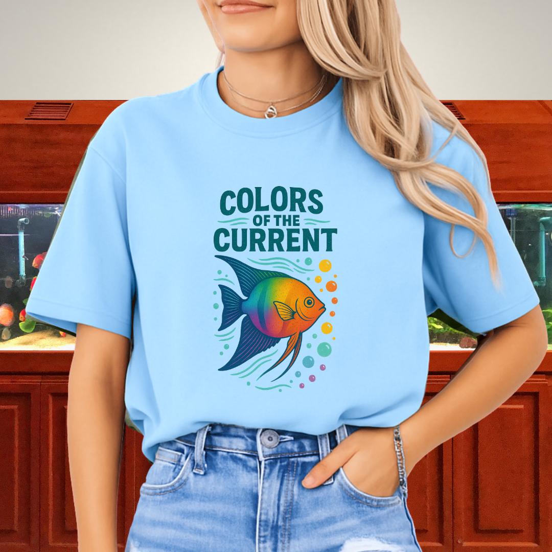 Colors of the Current Angelfish Tee