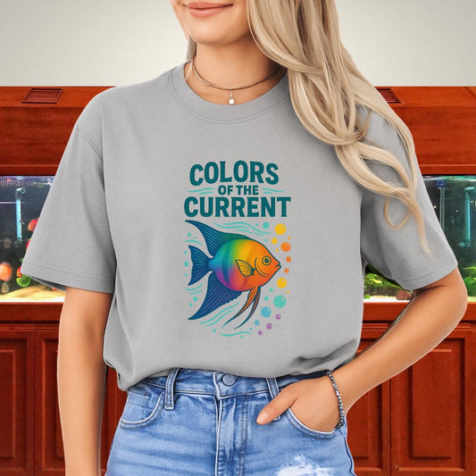 Colors of the Current Angelfish Tee