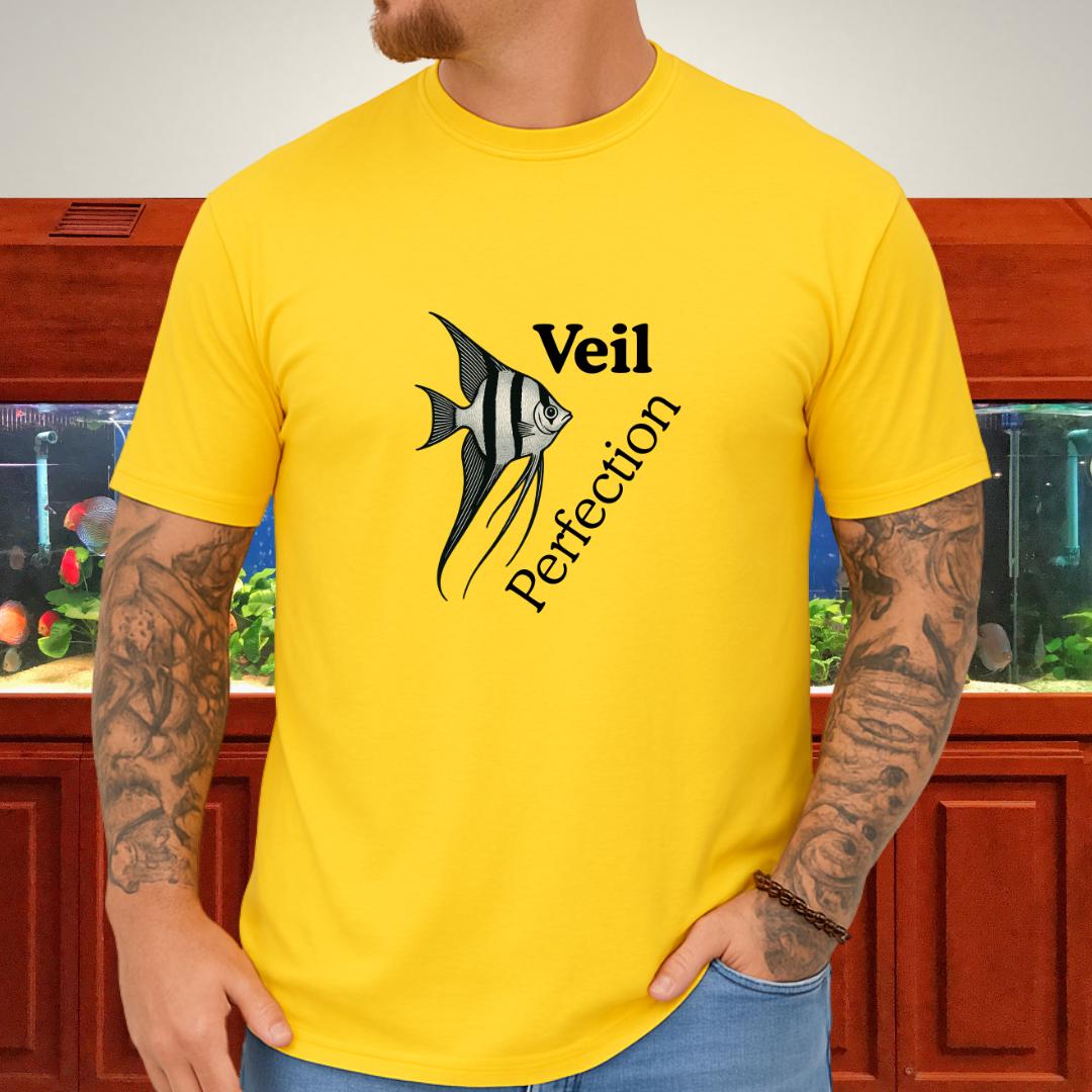 Graceful Veil Angelfish Aquarium Tee