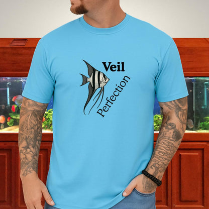 Graceful Veil Angelfish Aquarium Tee