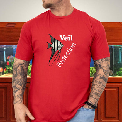 Graceful Veil Angelfish Aquarium Tee