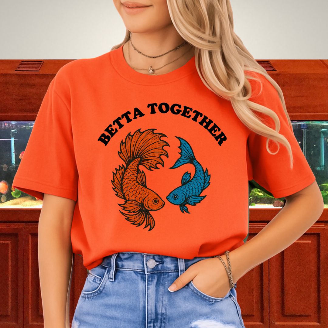 Betta Together Shirt – Tropical Fish Lovers Graphic Tee