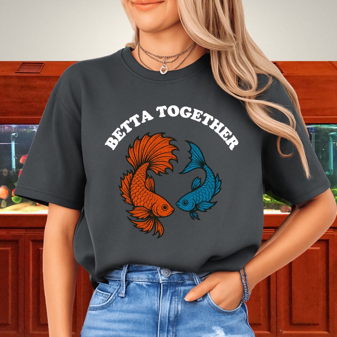 Betta Together Shirt – Tropical Fish Lovers Graphic Tee