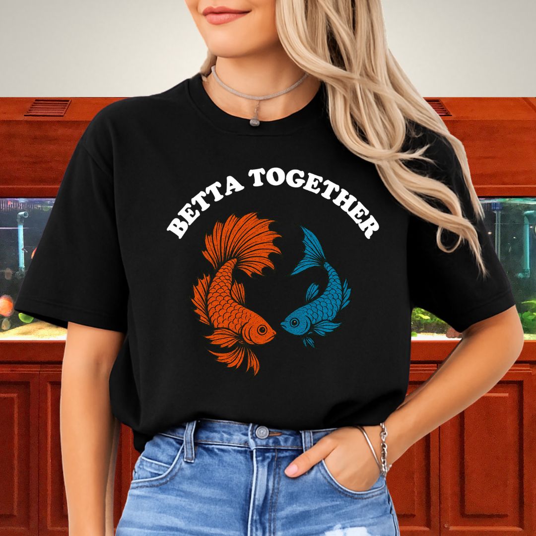 Betta Together Shirt – Tropical Fish Lovers Graphic Tee